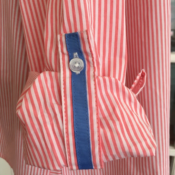 3 for $25 - Rafaella Stripe Embellished Cotton Shirt - Picture 8 of 11